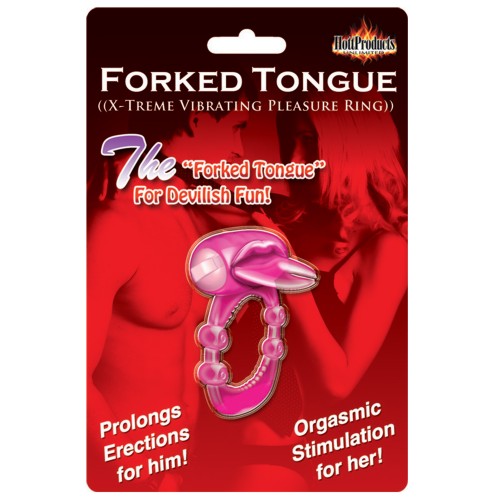 X-treme Vibrating Pleasure Ring Magenta