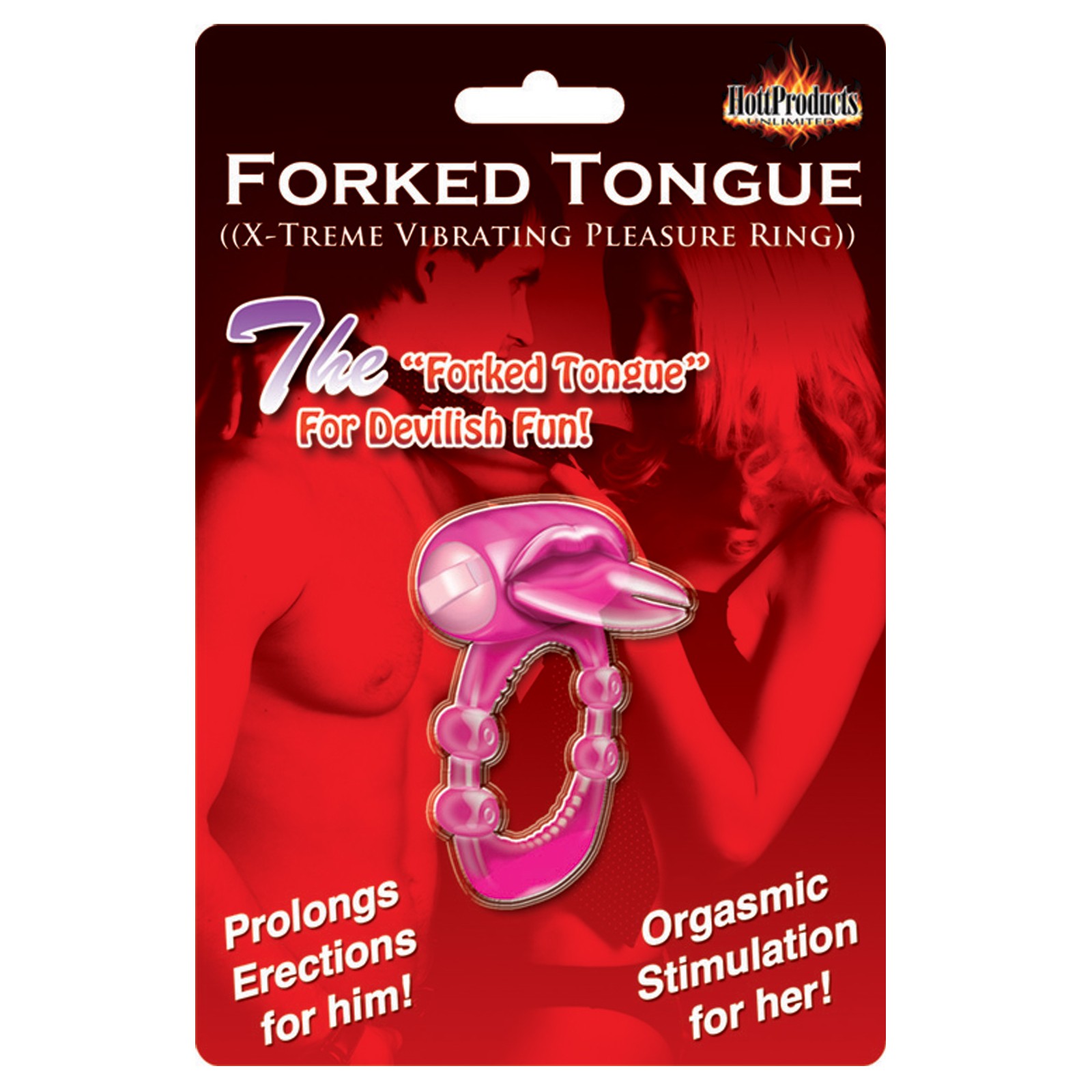 X-treme Vibrating Pleasure Ring Magenta