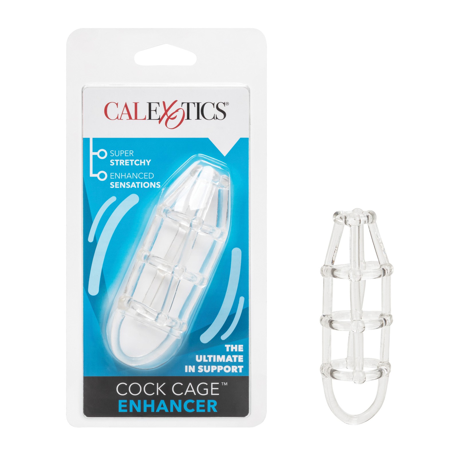 Aumentador Cock Cage Transparente