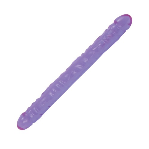 Crystal Jellies 18 Inch Double Dong Purple