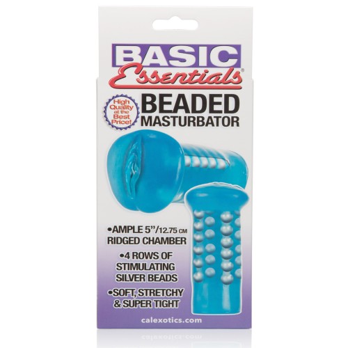 Masturbador Perlas Basic Essentials Azul