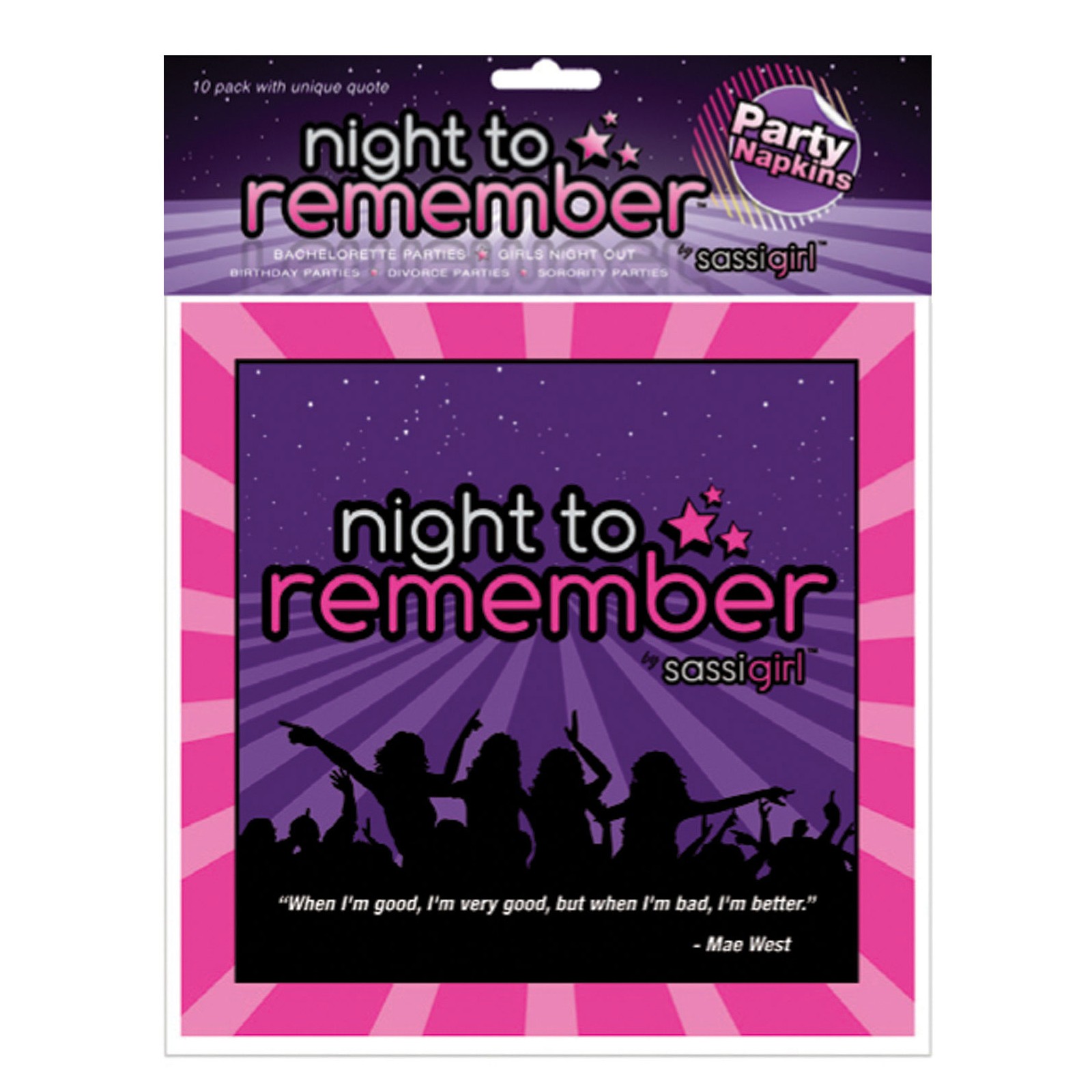 Night to Remember Standard Party Napkins - Pack of 10