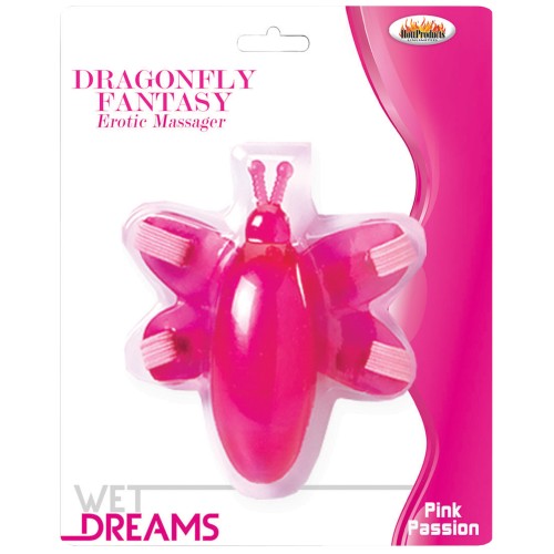 Masajeador Dragonfly Fantasy de Wet Dreams para Placer Intenso