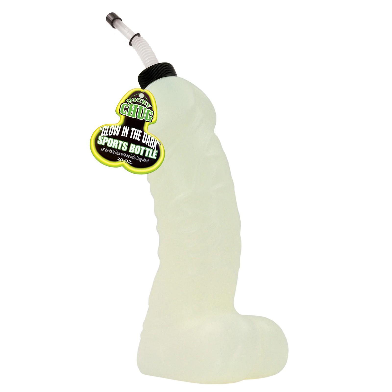 Dicky Chug Big Sports Bottle - Glow in the Dark