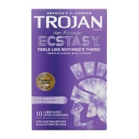 Her Pleasure Ecstasy Condoms - Box of 10 - Enhanced Pleasure