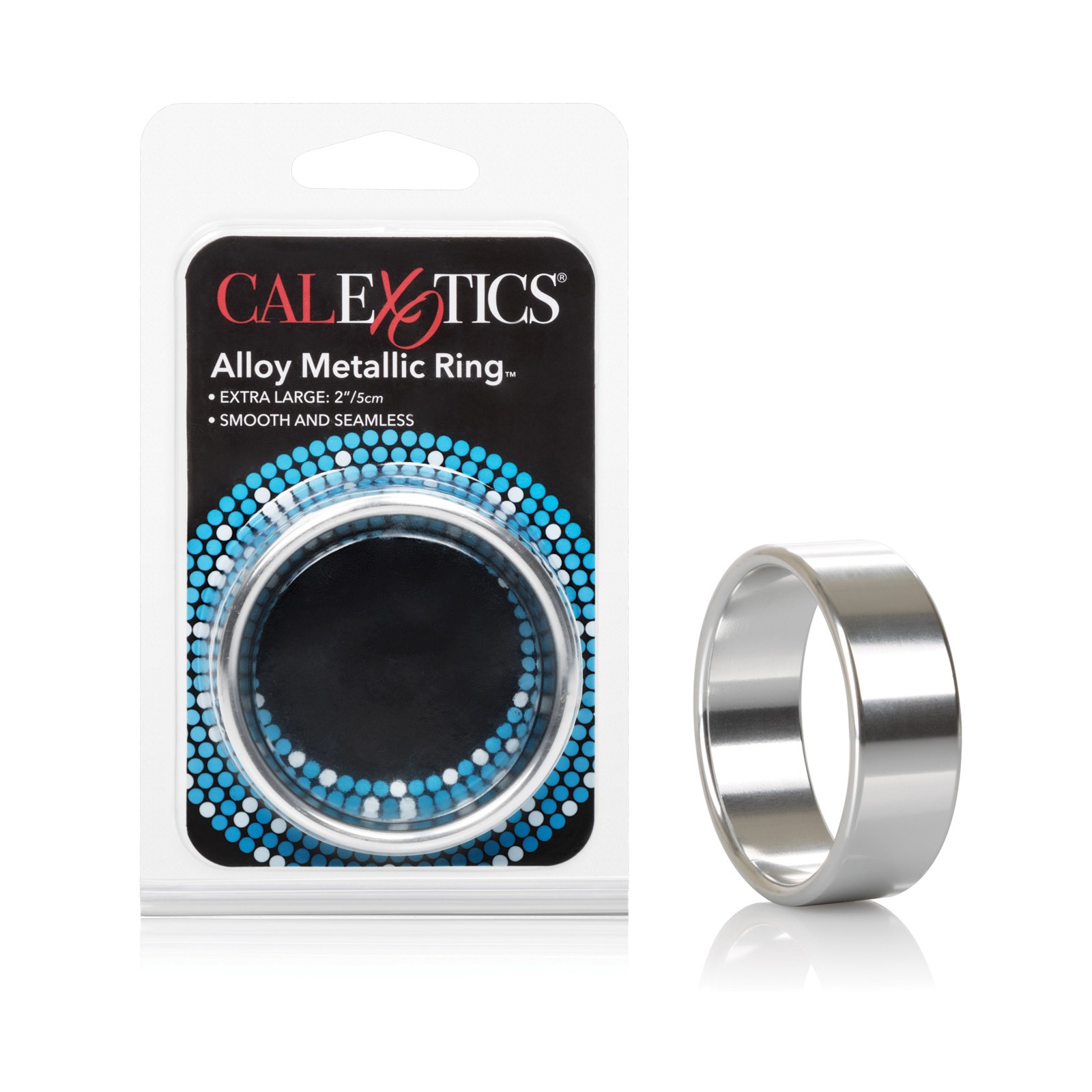 Alloy Metallic Ring - XL Silver