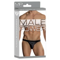 Male Power Bong Thong Black L/XL