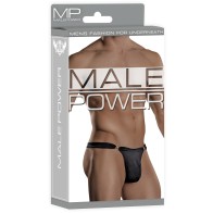 Male Power Bong Clip Thong in Black