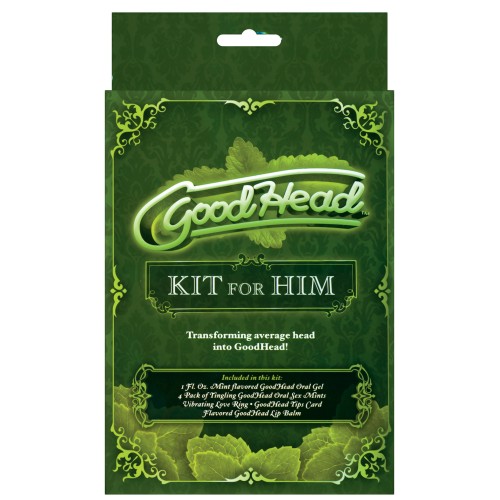 Kit GoodHead Suck It para Él - Esenciales Sabor Menta