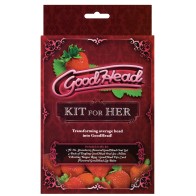 GoodHead Oral Kit for Her Strawberry Flavor