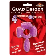 Anillo Vibrador Humm Dinger Quad Morado