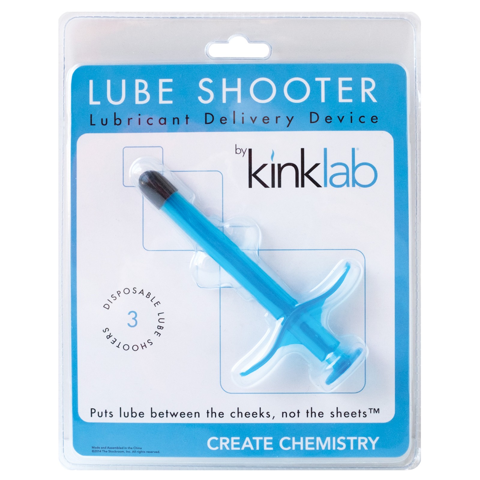 KinkLab Lube Shooter Azul para Aplicación Fácil