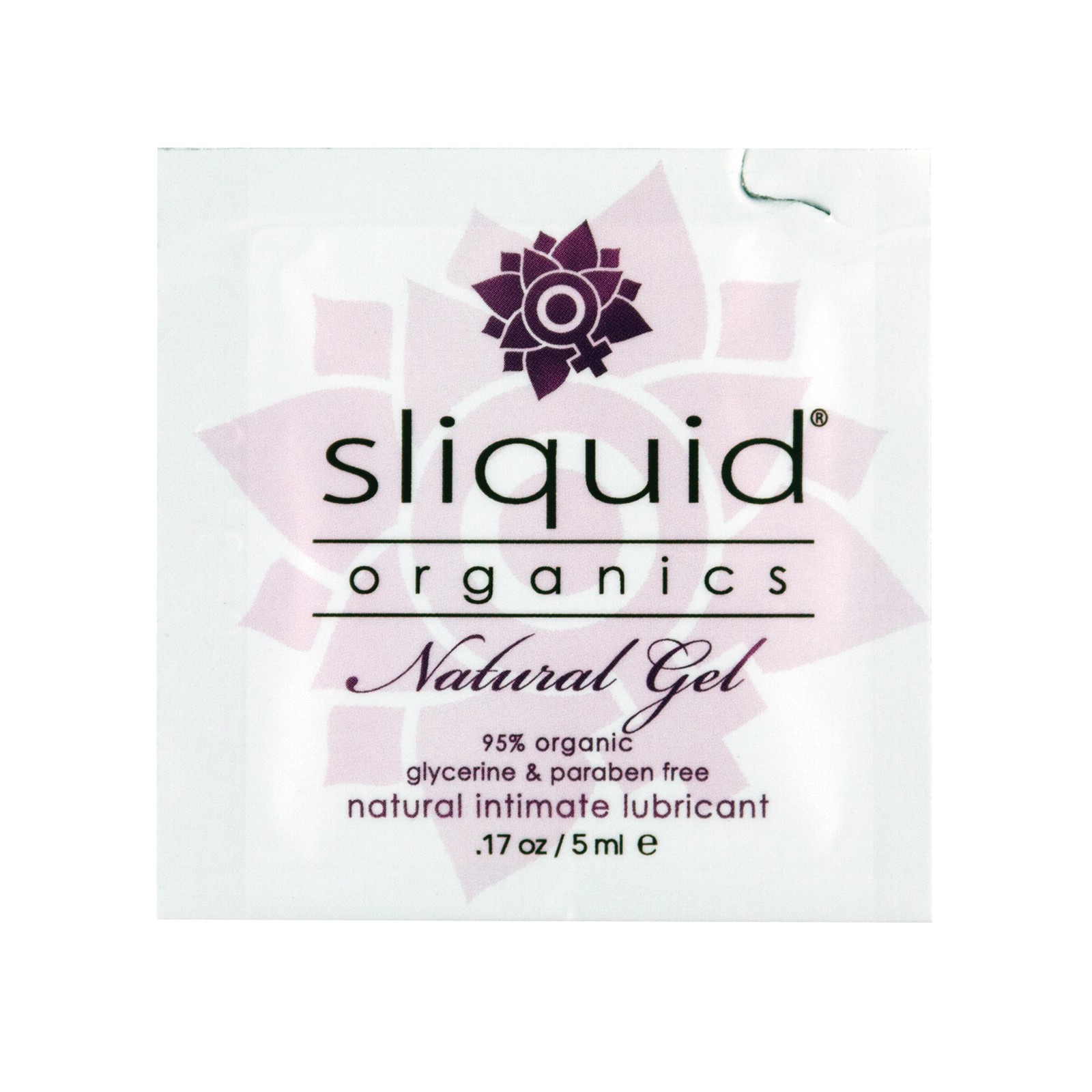 Sliquid Organics Natural Lubricating Gel .17 oz Pillow