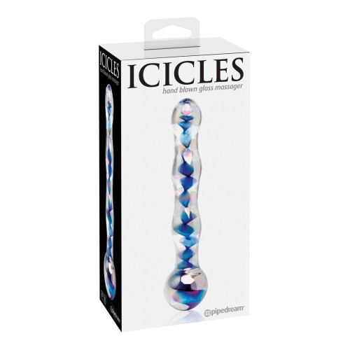 Icicles No. 8 Hand Blown Glass Massager