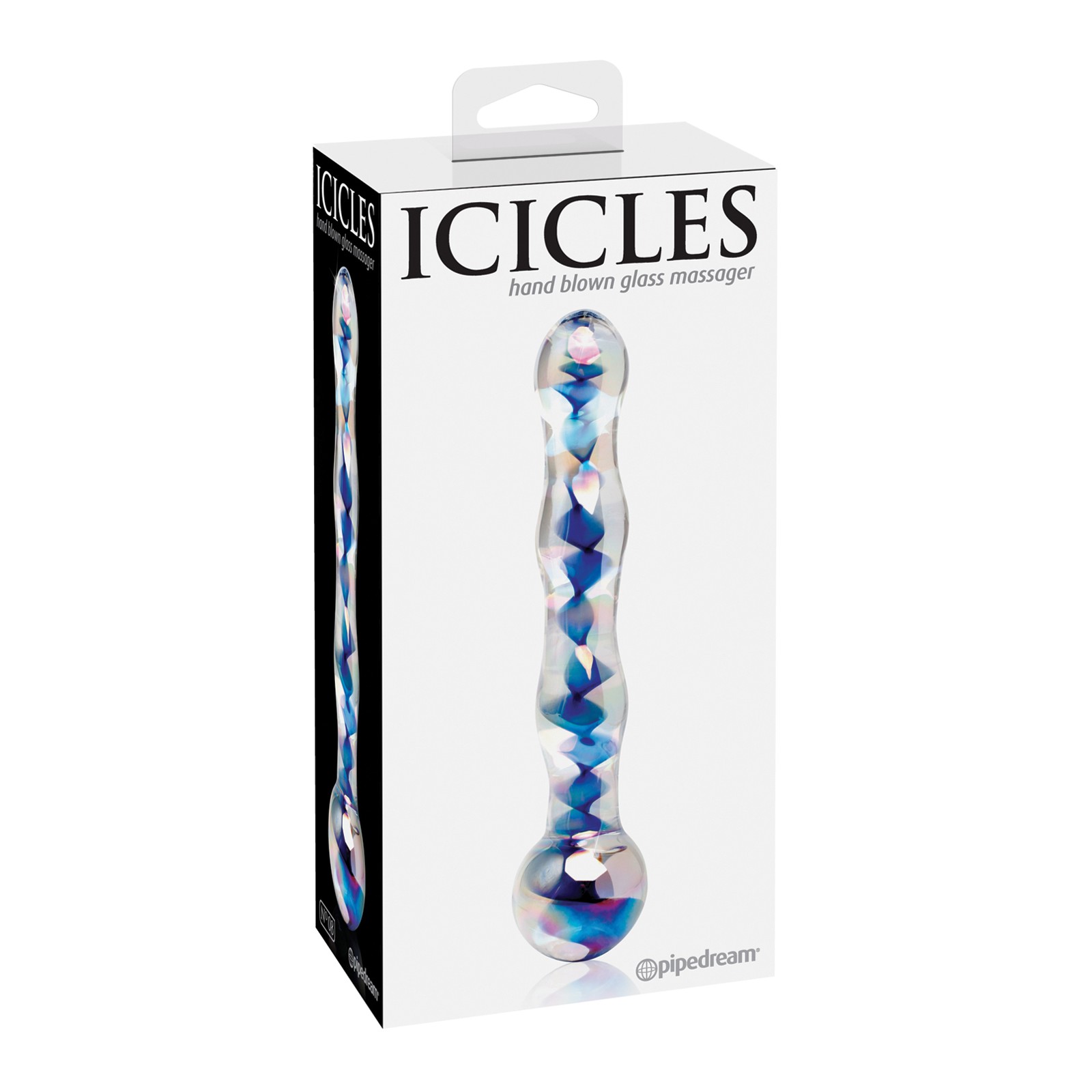 Icicles No. 8 Hand Blown Glass Massager