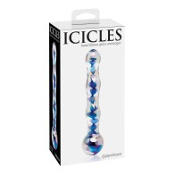 Icicles No. 8 Hand Blown Glass Massager