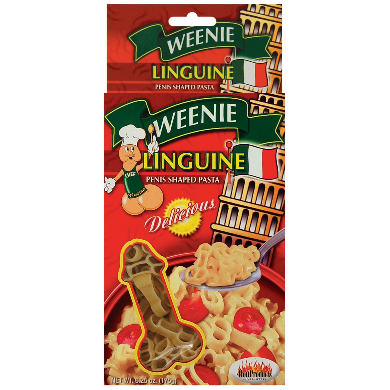 Weenie Linguini - Pasta en Forma de Pene