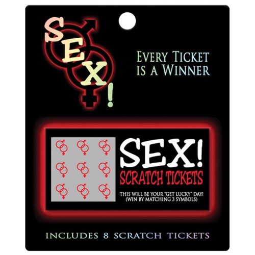 Adult Fun with Sex! Scratch Tickets - Kheper Games