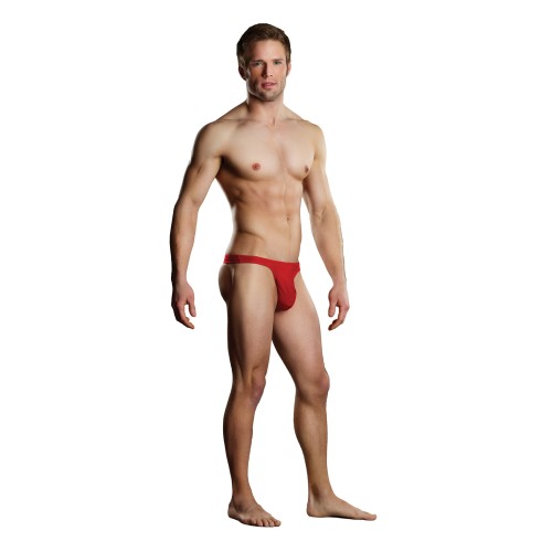 Male Power Bong Thong Red L/XL for Ultimate Comfort