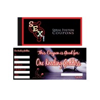 Sex Coupons for Fun Intimate Moments