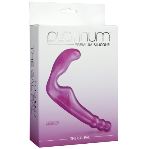 Platinum Silicone Gal Pal Strapless Strap-On Purple