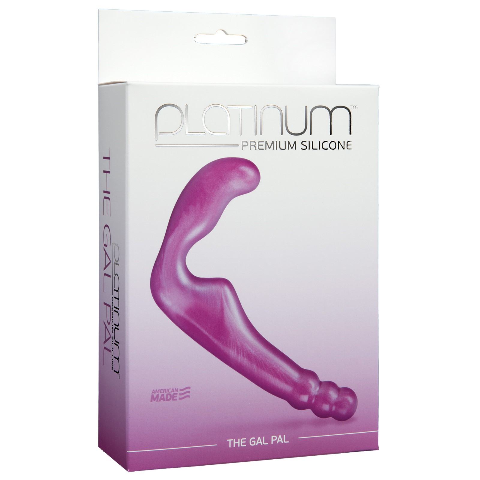 Platinum Silicone Gal Pal Strapless Strap-On Purple