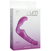 Platinum Silicone Gal Pal Strapless Strap-On Purple