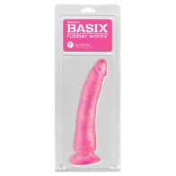 Dildo Slim de 7" de Basix Rubber Works - Placer Versátil