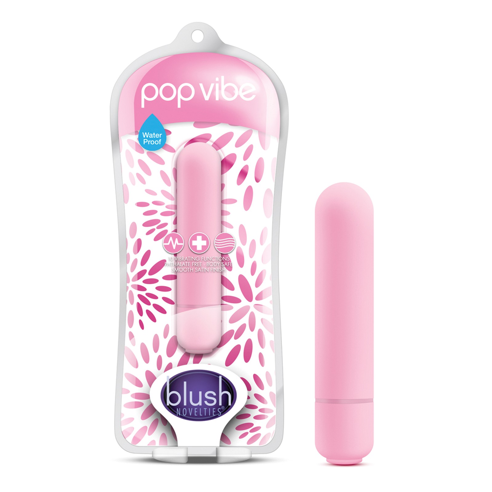 Blush Pop Vibe 10 Function Pink for Pleasure on the Go