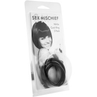 Sex & Mischief Set de Anillos para el Pene de Nitrilo en Línea