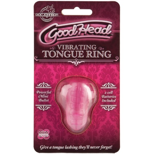 Anillo Lingual Vibrador GoodHead para Placer Oral