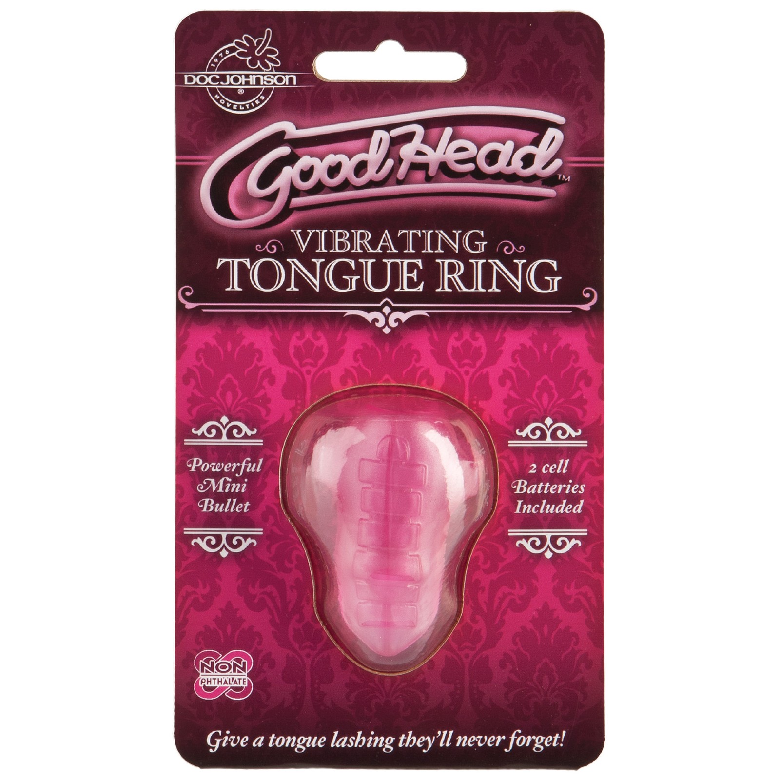 Anillo Lingual Vibrador GoodHead para Placer Oral