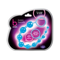 Blush B Yours Basic Anal Beads Blue