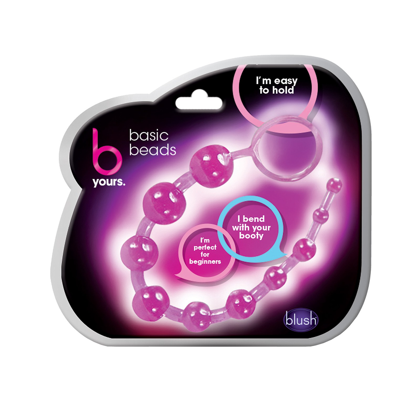 Blush B Yours Basic Anal Beads - Purple