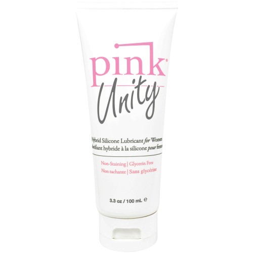 Lubricante Híbrido de Silicona Pink Unity Tubo de 3.3 oz