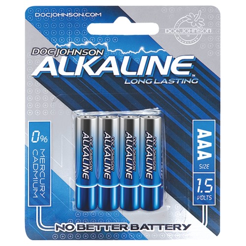 Doc Johnson AAA Alkaline Batteries 4 Pack