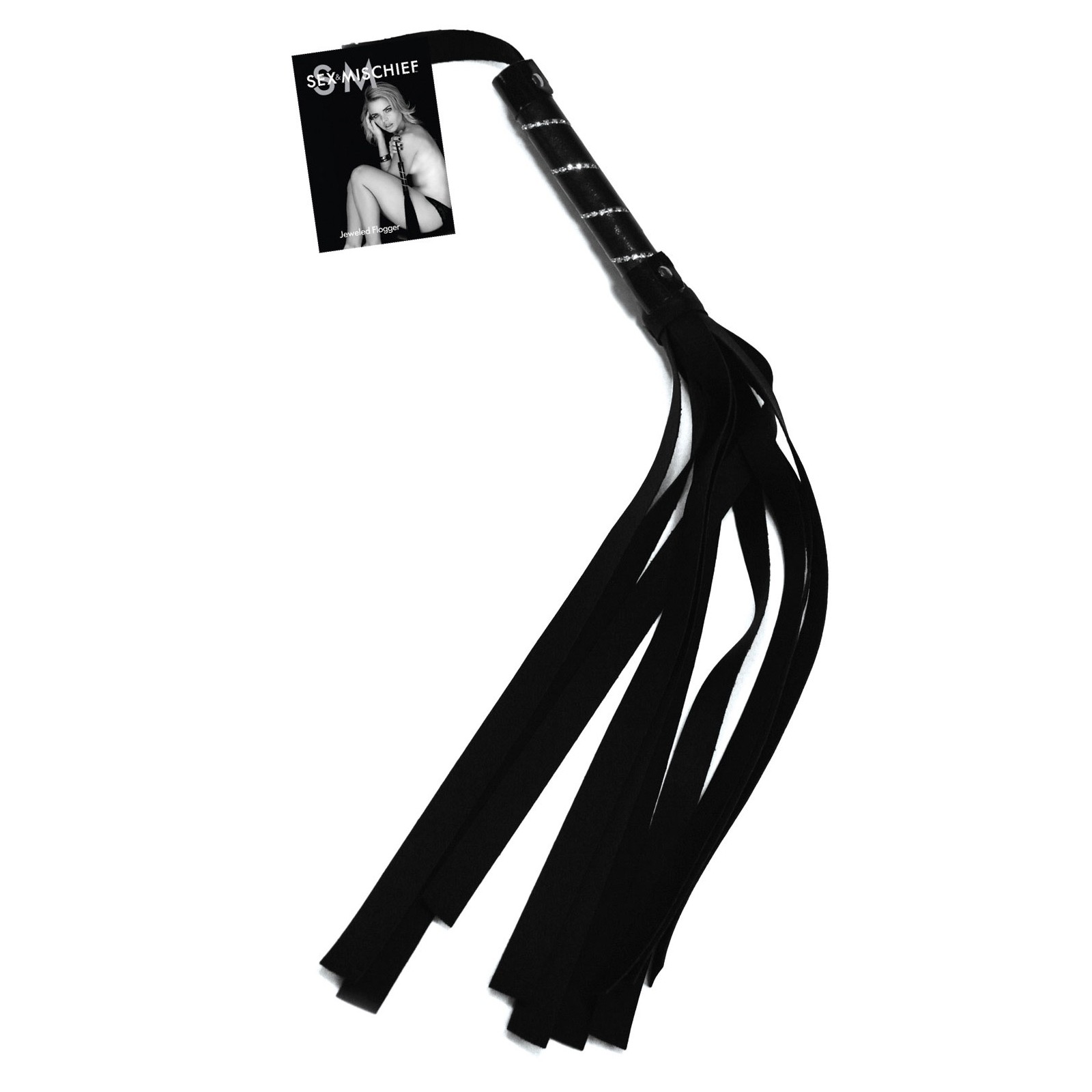 Sex & Mischief Jeweled Flogger for Dominant Play