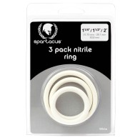 Durable Nitrile Cock Ring Set for Enhanced Pleasure