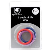 Set de Aros para el Pene de Nitrilo Spartacus 1.5 pulgadas