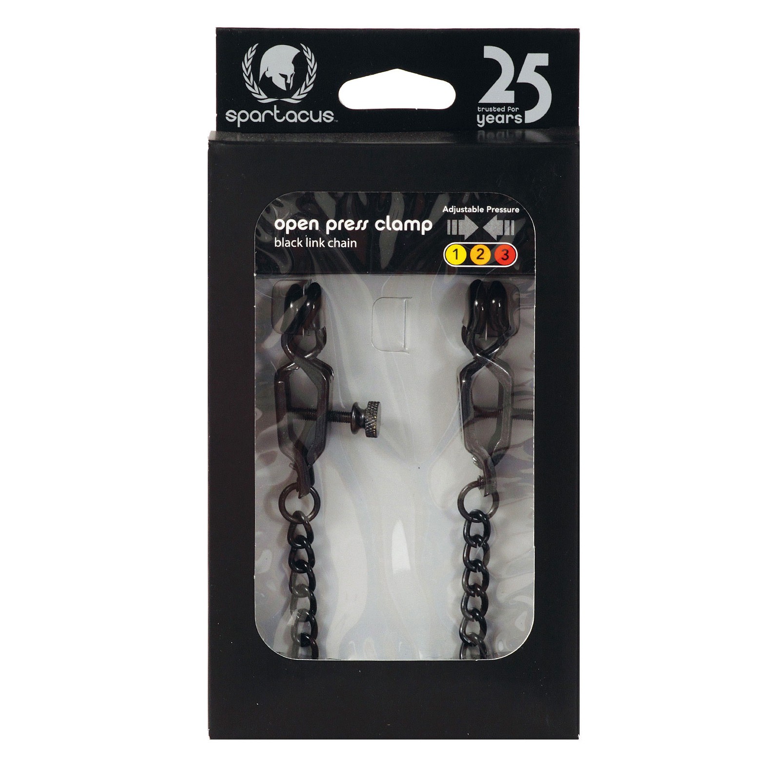 Spartacus Adjustable Nipple Clamps with Chain