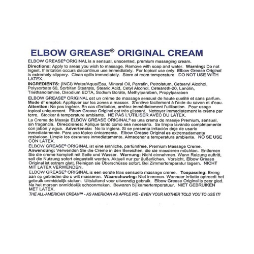 Crema Elbow Grease Original 9 oz