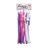 Bachelorette Party Flexy Straws - Fun and Vibrant