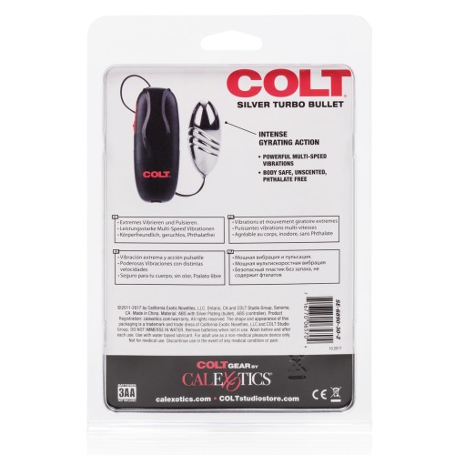 COLT Turbo Bullet Vibrator - Silver