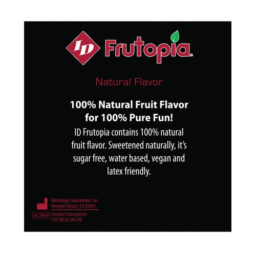 Lubricante Natural ID Frutopia - 3.4 oz Sabor Cereza