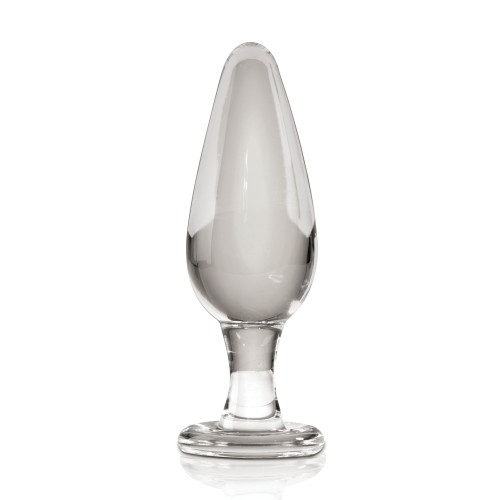 Icicles No. 26 Hand Blown Glass Massager - Clear