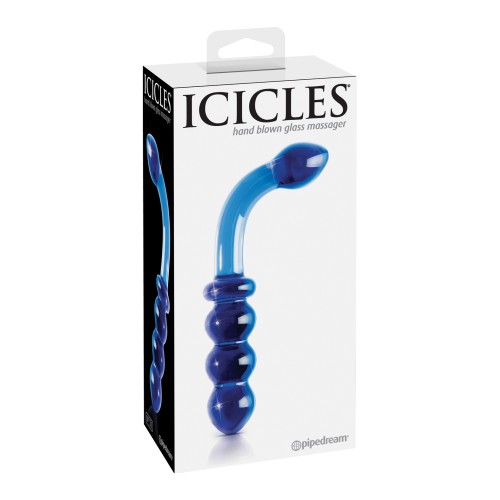 Icicles No. 31 Hand Blown Glass Blue G Spot