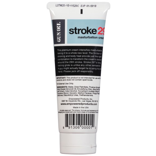 Stroke 29 Masturbation Cream 6.7 oz