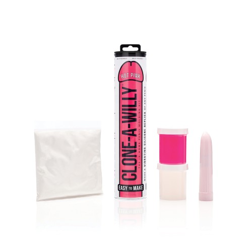 Clone-A-Willy Vibrating Kit Hot Pink