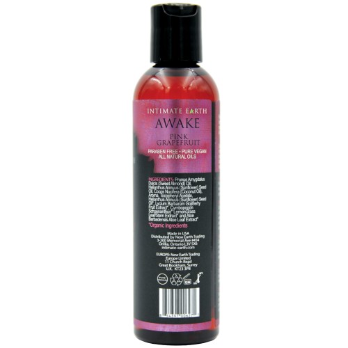 Intimate Earth Awake Massage Oil - Pink Grapefruit