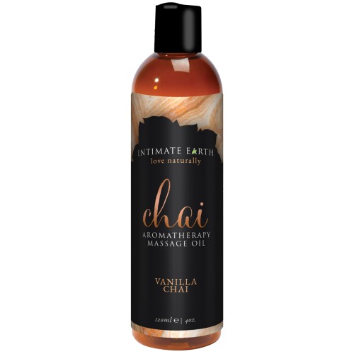 Aceite de Masaje Chai Intimate Earth 120 ml Vainilla & Chai